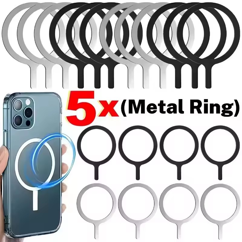 Wireless Charger - Paslanmaz Çelik Evrensel Manyetik Metal Plaka