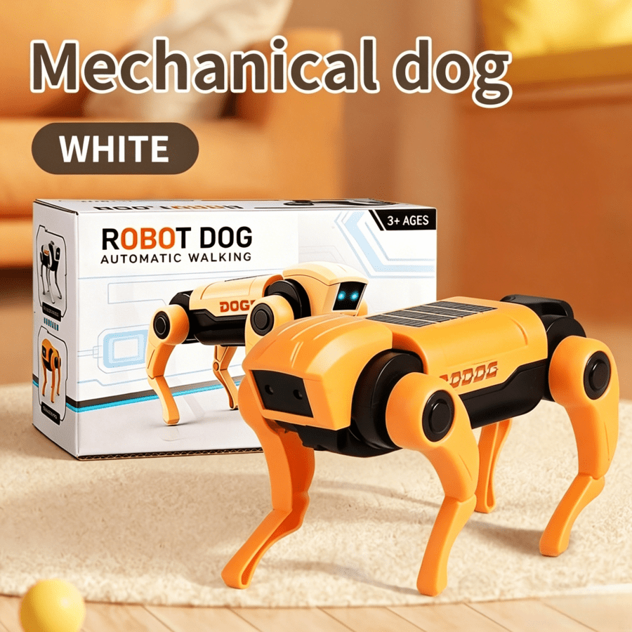 Electronics Gadgets For Gift - Pille Çalışan Mekanik Robot Köpek Oyuncak,