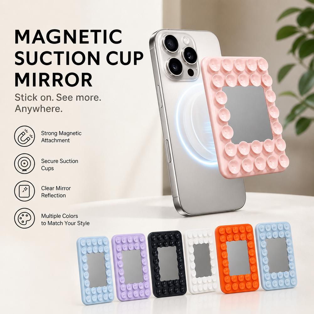 Phone Holder - Manyetik Vakumlu Telefon Tutucu, Aynalı, MagSafe