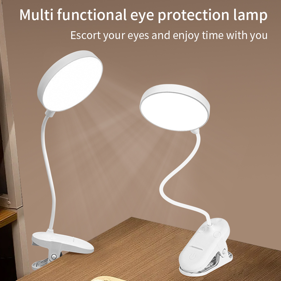 Phone Holder - LED Klipsli Masa Lambası 360 °