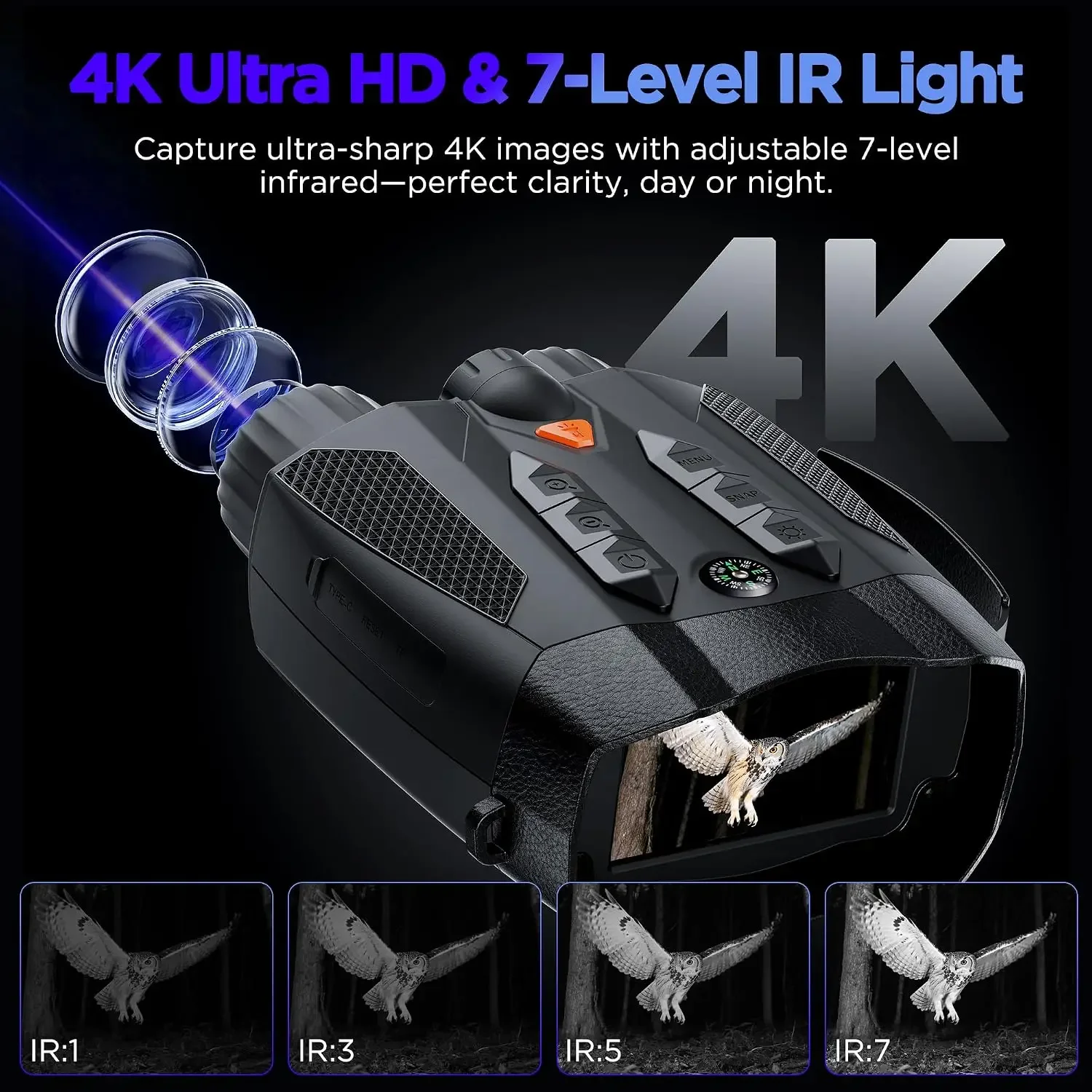 Yetişkinler için 4K Gece Görüş - Electronics Gadgets For Gift incelemesi ve fiyatı