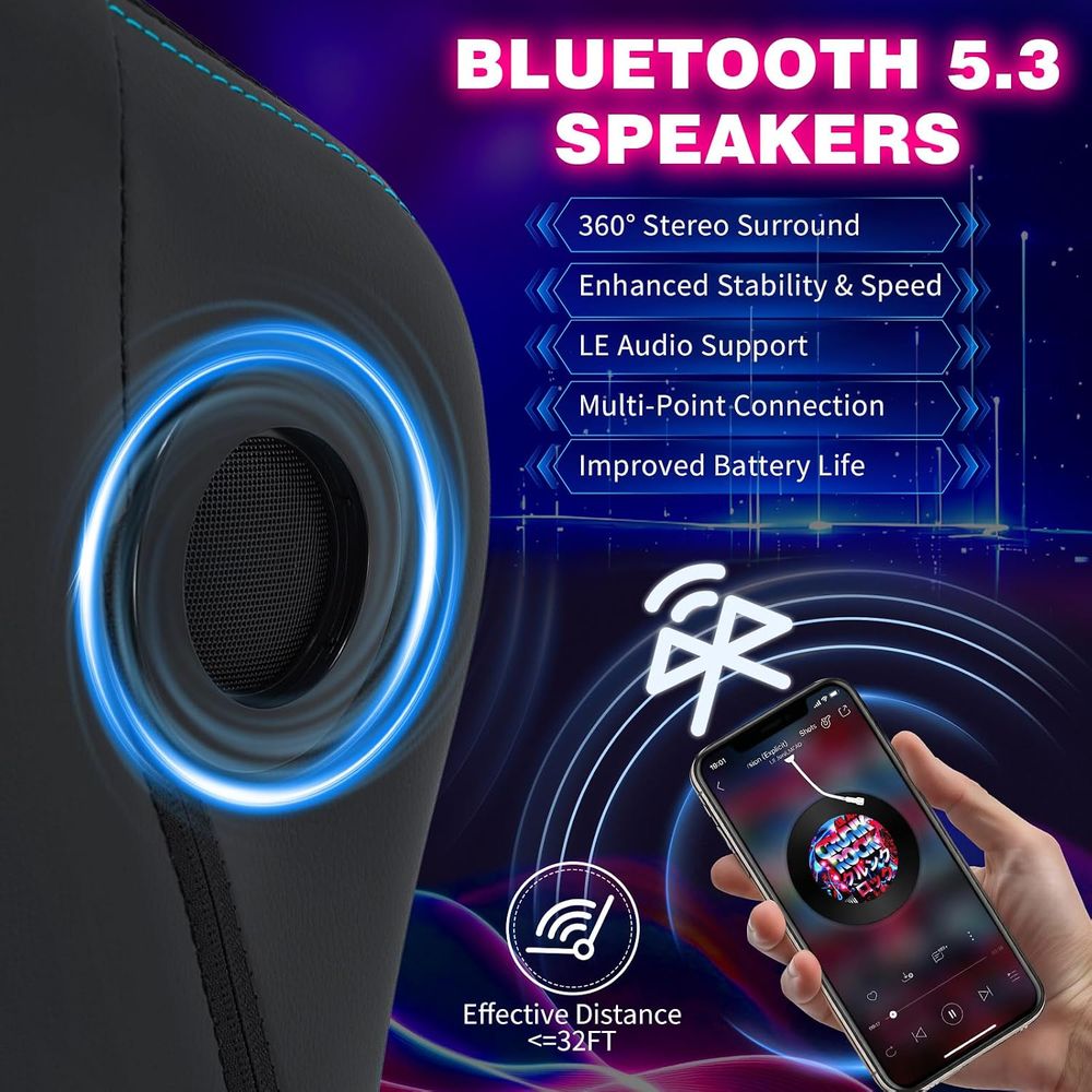 LED Işıklı Hoparlörlü Masajlı  - Bluetooth Speaker incelemesi ve fiyatı