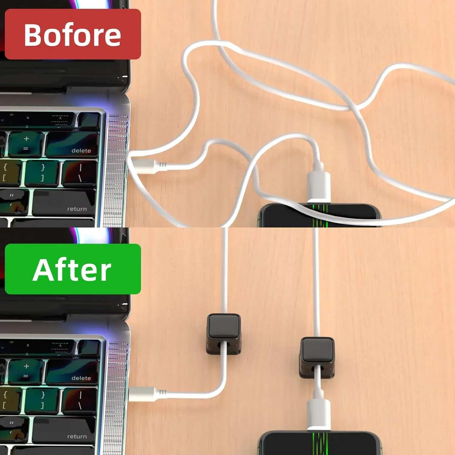 Mini Kablo Düzenleyici, Manyet - Cable Organizer incelemesi ve fiyatı