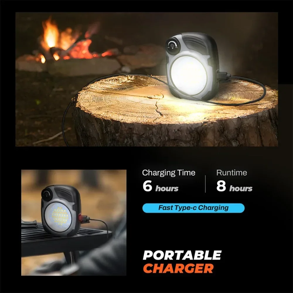 Şarj edilebilir LED/COB Kamp F - Power Bank incelemesi ve fiyatı