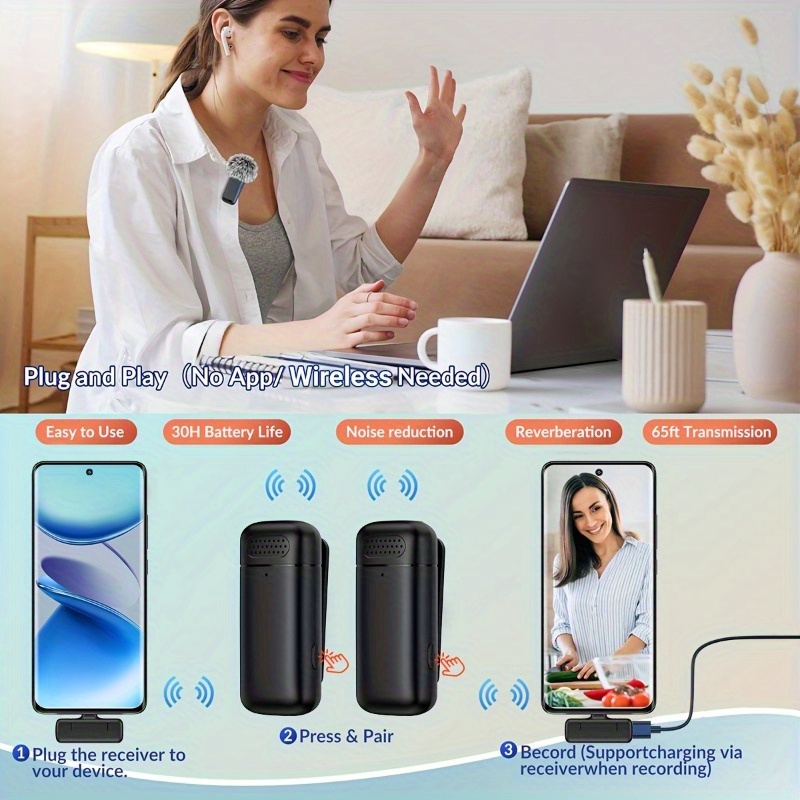 Şarj Kutulu Kablosuz Yaka Mikr - Usb Charger incelemesi ve fiyatı
