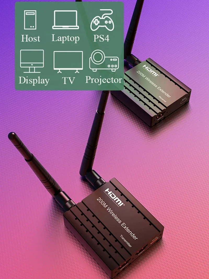 200M Kablosuz HDMI Genişletici - Hdmi Adapter incelemesi ve fiyatı