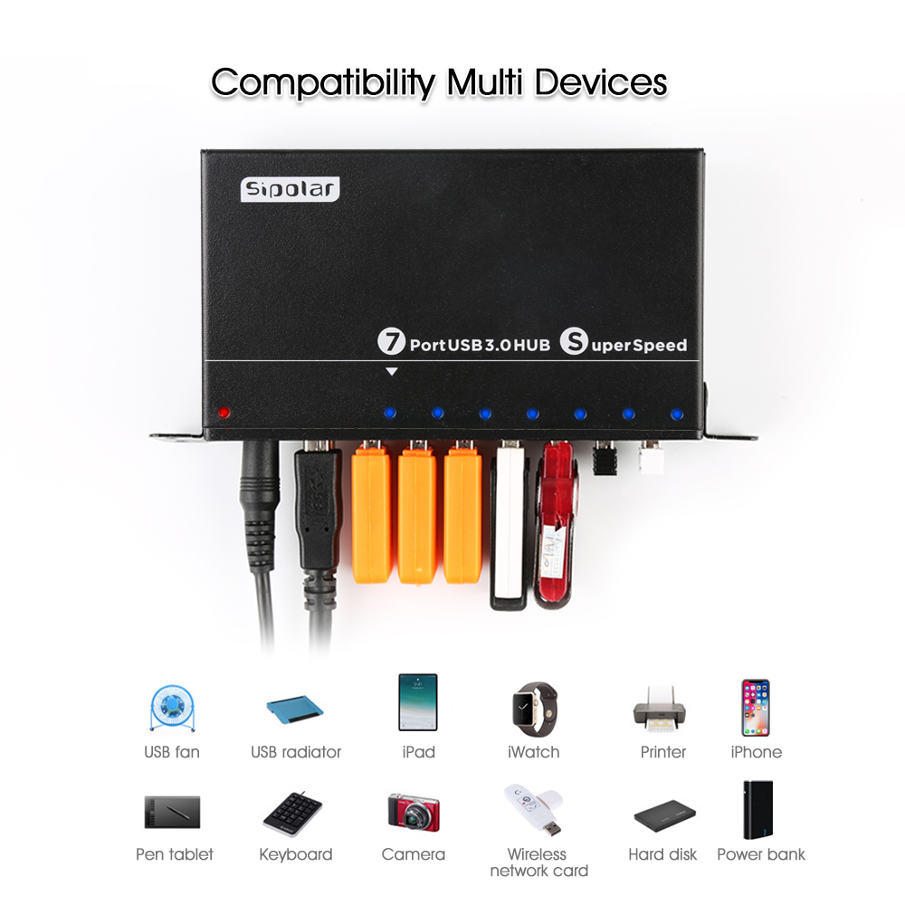 A-173 Endüstriyel 7 Portlu USB - Usb Hub incelemesi ve fiyatı
